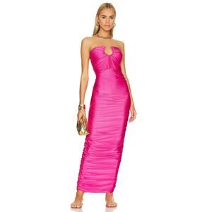 BaoBab Women's Fuchsia X REVOLVE Magalenha Maxi Dress Size Large MSRP $300